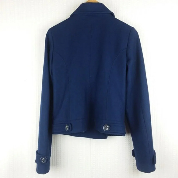 Tulle | Navy Blue Military Double Breasted Jacket Medium - Picture 5 of 5